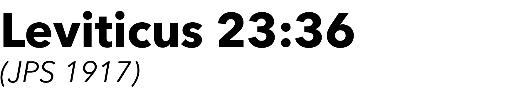 Lev. 23.36 - Website Official - Simchat Torah Beit Midrash