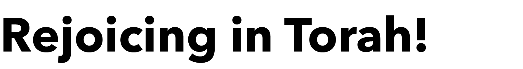 Rejoicing in Torah! - Website Official - Simchat Torah Beit Midrash